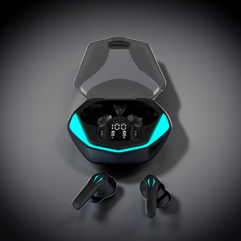 Fone De Ouvido Bluetooth Sem Fio LED Gamer Esporte Corrida AGold Pro
